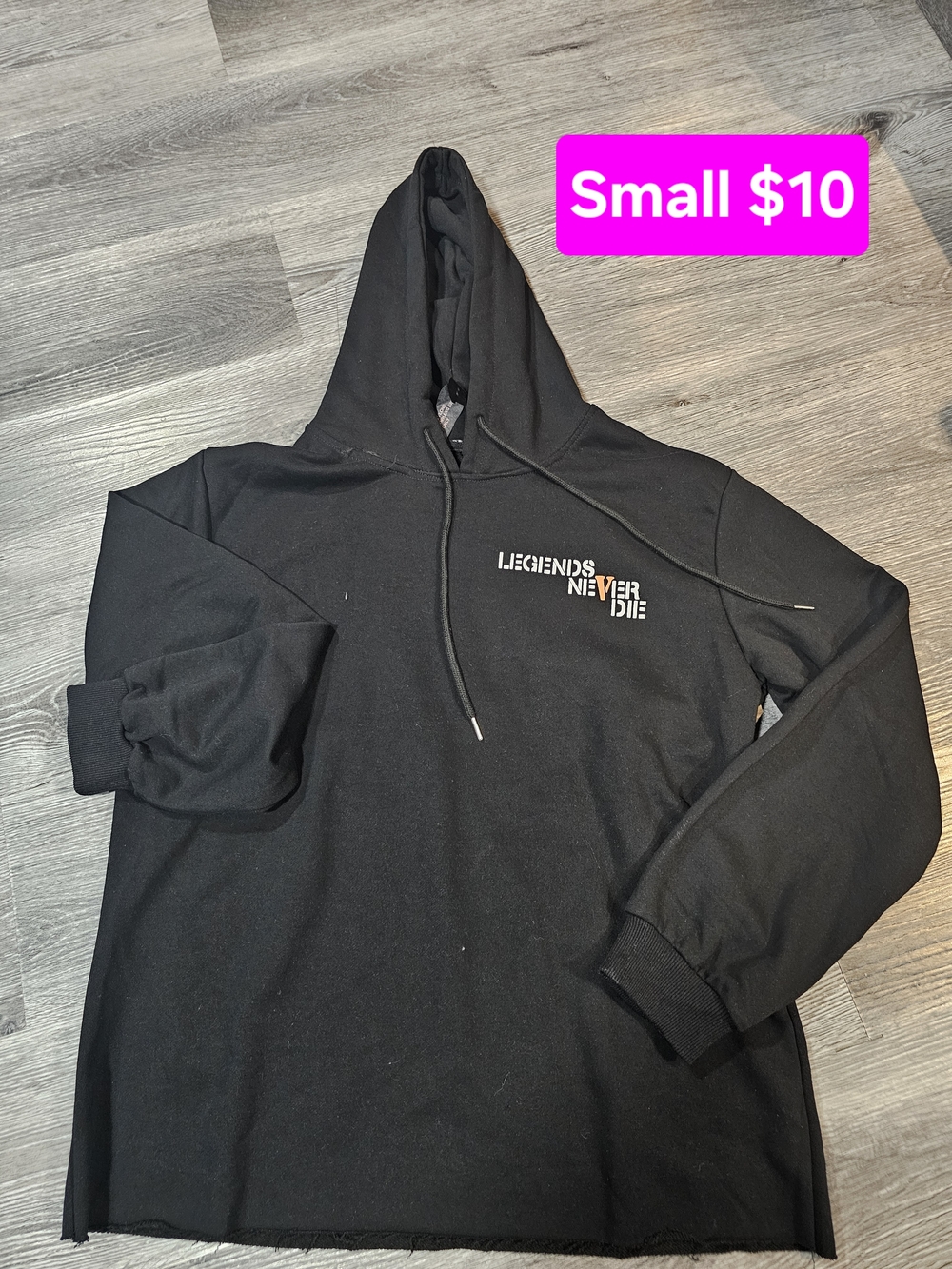 Black Pullover Hoodie - Men